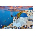 Puzzles 1000 pieces 685X480mm LANDSCAPE - Santorini Islands