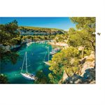 Puzzles 1000 pièces 685X480mm PAYSAGE - Les Calanques de Cas