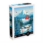 Puzzles 1000 pieces 685X480mm ILLUSTRATION - Snowy Landscape