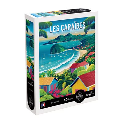 Puzzles 500 pièces 480X330mm Les Caraïbes