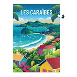 Puzzles 500 pièces 480X330mm Les Caraïbes