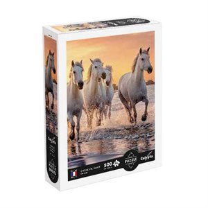 Puzzles 500 pièces XL 685X480mm Chevaux à galop