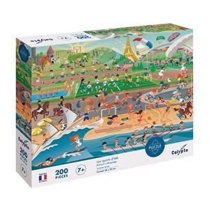 Puzzles 200 pieces 480X330mm Summer Sports