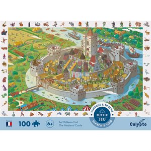 Puzzles 100 pieces XXL 610X420mm The Castle Fortress