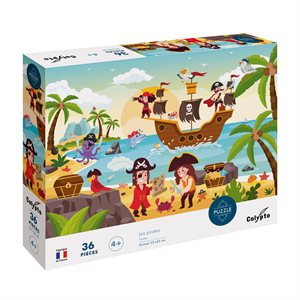 Puzzles children 36 pieces 330X230mm Pirates