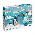 Puzzles enfants 36 pièces 330X230mm Les Esquimaux