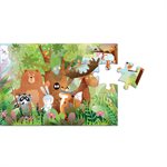 Puzzles enfants 2 X 24 pièces - 330 X 230 mm Animaux Sauvage