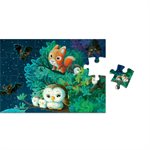 Puzzles enfants 2 X 24 pièces - 330 X 230 mm Au Clair de Lun