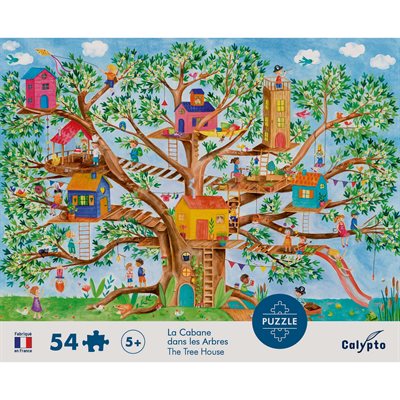 Puzzles 54 pièces 47.5X330mm La Cabane dans les Arbres