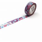 maRUB.WASHI 15MMX7M FLEUR CERISIER MULTI