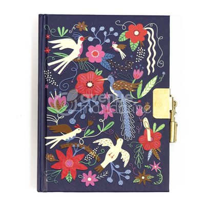 SECRET DIARY, BIRDS & FLOWERS 11x2x14cm